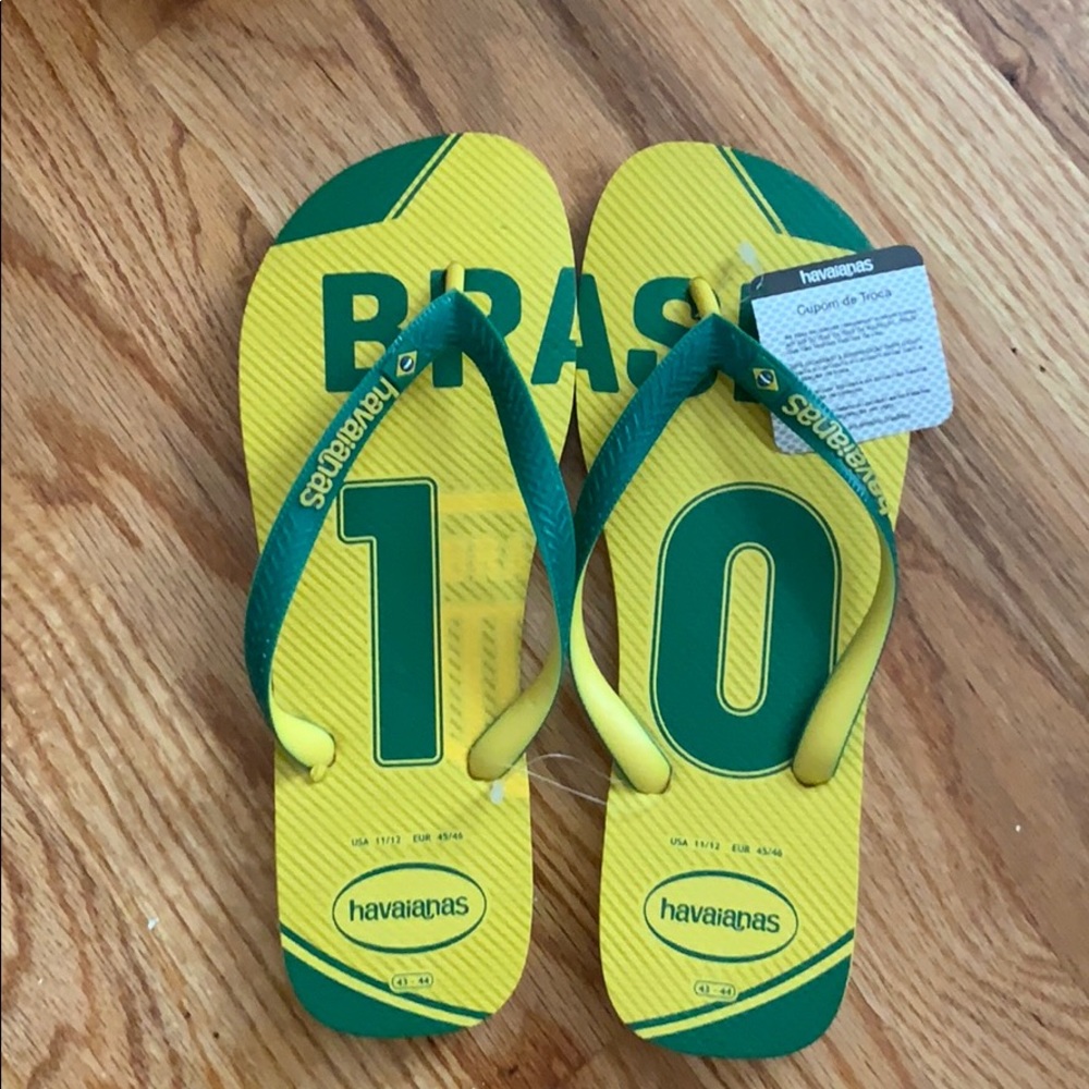 Havaianas Slim Team Brasil Sandal Men’s size 11/12